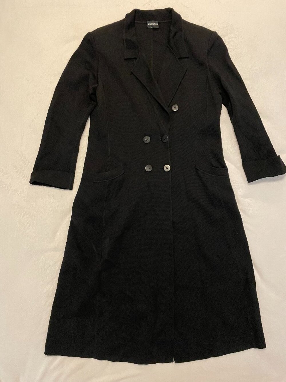 Giorgio Armani black wool dress
